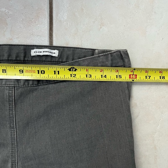 Club Monaco grey Skinny Jeans 98% cotton 2% elastane. - Picture 4 of 4
